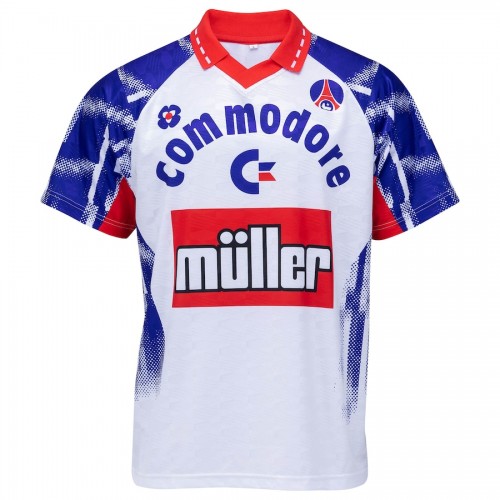 Fotballtrøye Paris Saint-Germain Retro 1992 Kortermet Fotballtrøye Paris Saint-Germain Retro 1992 Kortermet